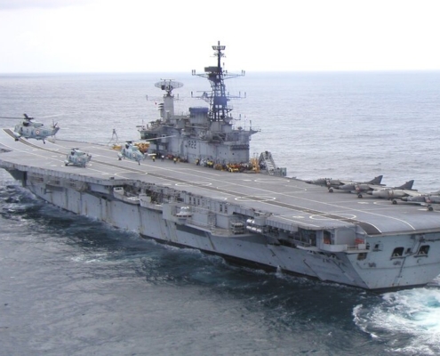 INS VIRAAT HELICOPTER
