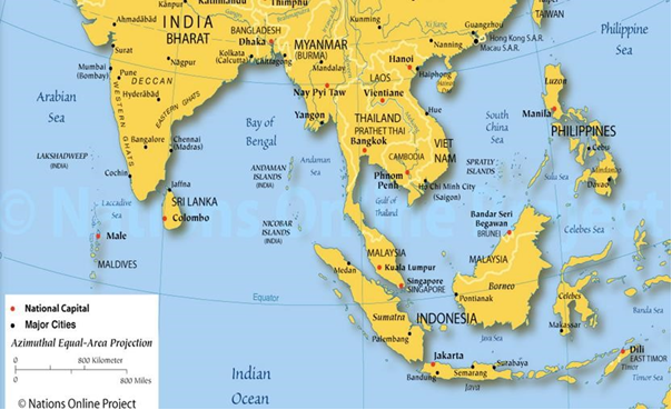 map of indonesia and india        <h3 class=