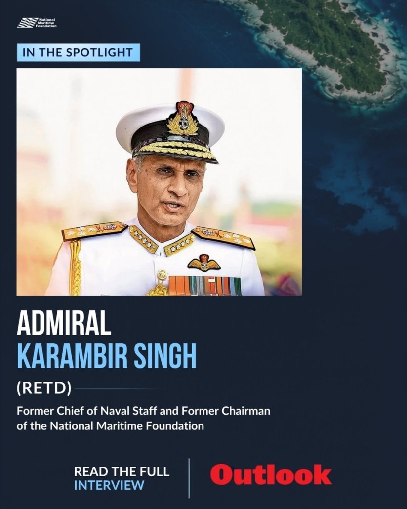 Admiral Karambir Singh Shares Strategic Perspectives on the Great Nicobar Project with Outlook India