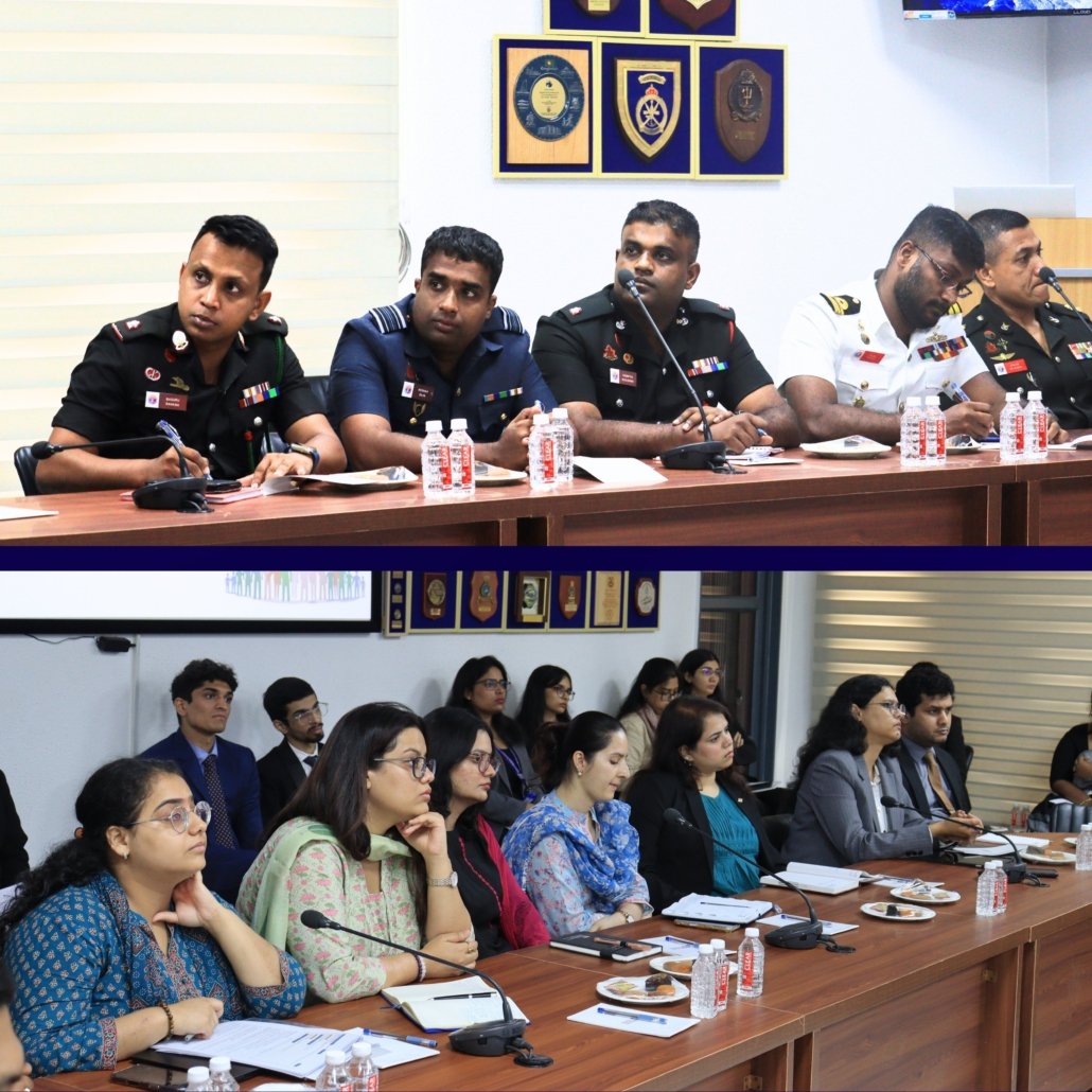 NMF Hosts Defence Services Command and Staff College Delegation from Sri Lanka