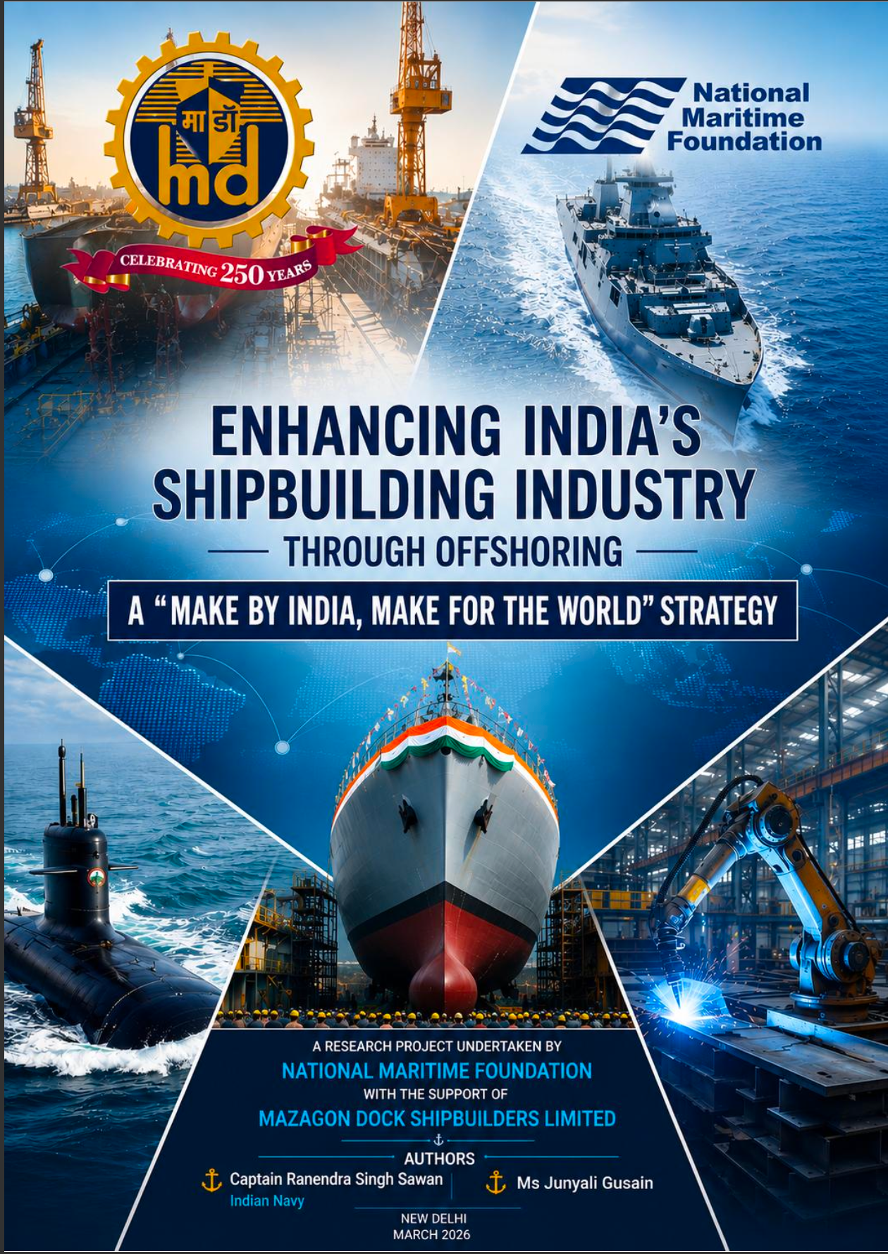 Cover of Enhancing India’s Shipbuilding Industry Through Offshoring