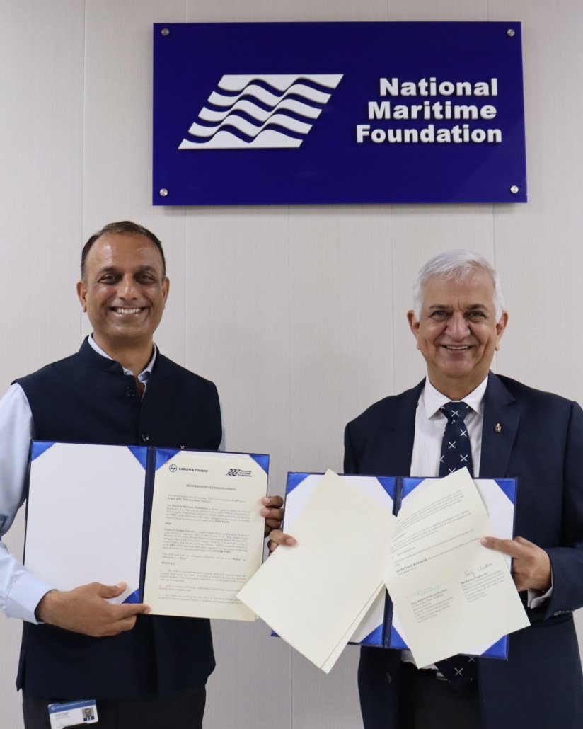 NMF and Larsen & Toubro Sign MoU to Advance Research on Maritime Public-Private Partnership