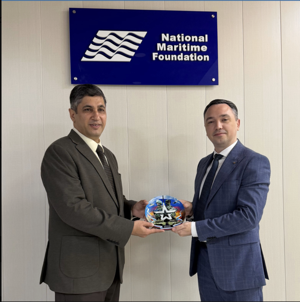 Assistant Military Attaché of the Russian Embassy Calls on the National Maritime Foundation